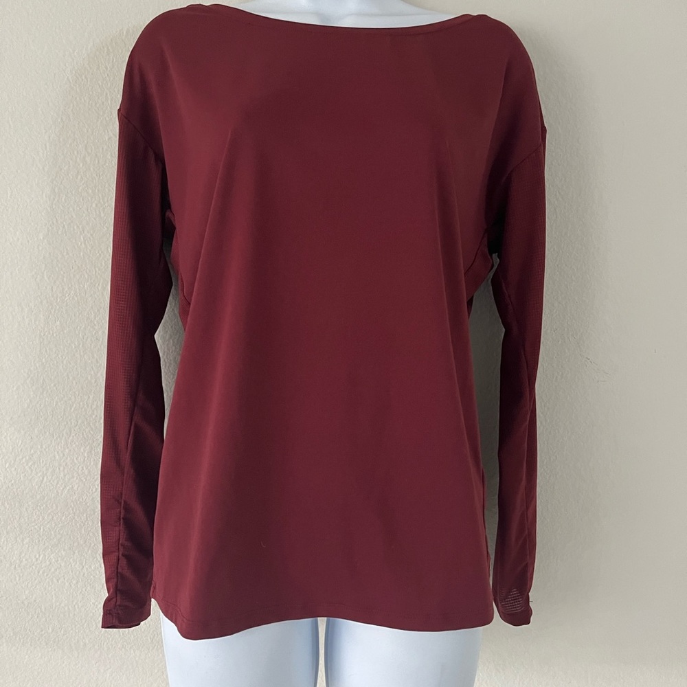 Fabletics long sleeve too with ruching in back